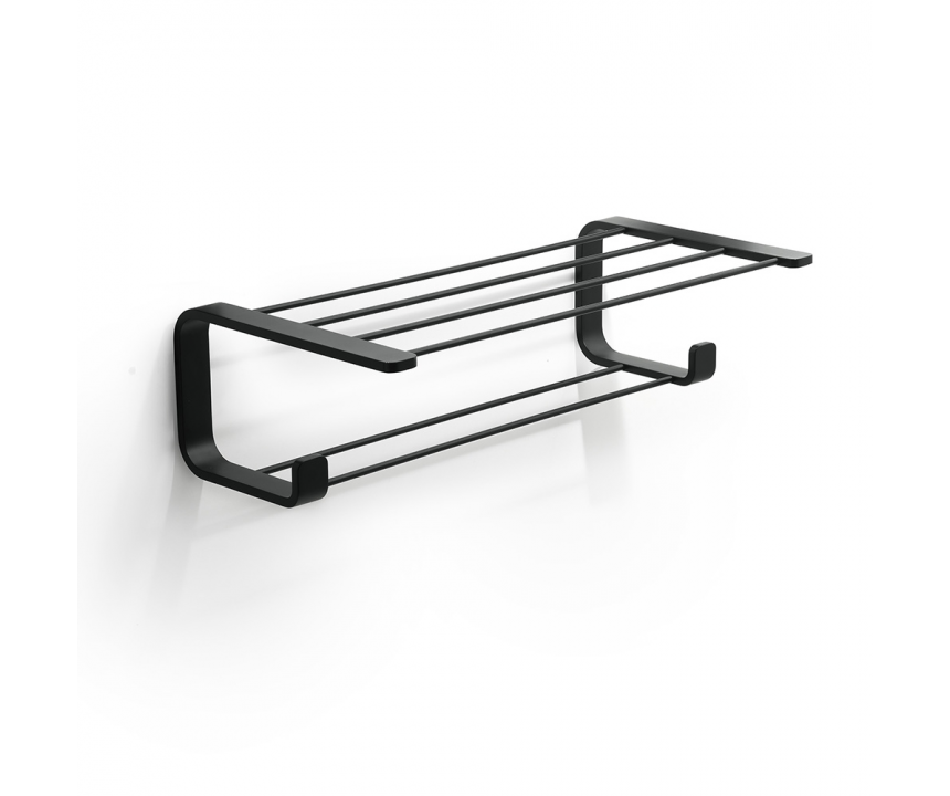 Outline Double Towel Rack - Black