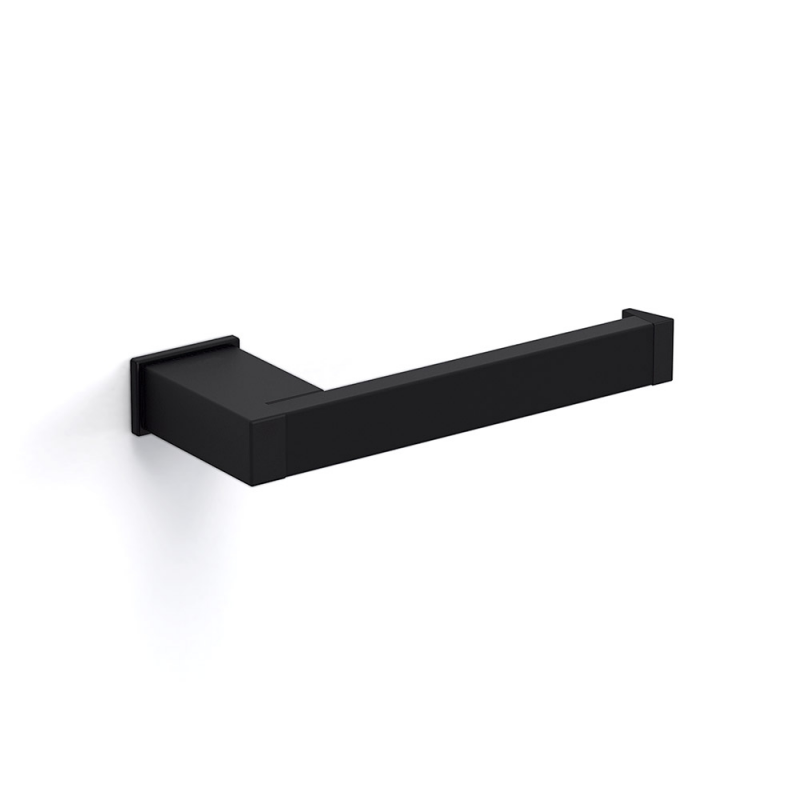 Origins Living S Cube Open Toilet Roll Holder - Black