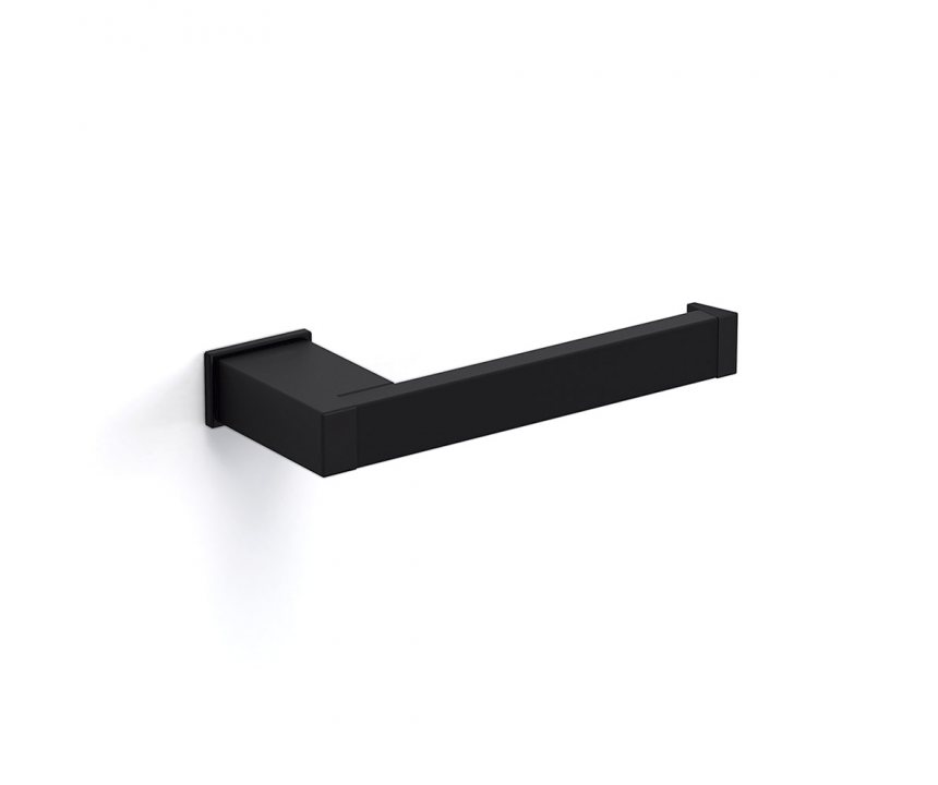 Origins Living S Cube Open Toilet Roll Holder - Black