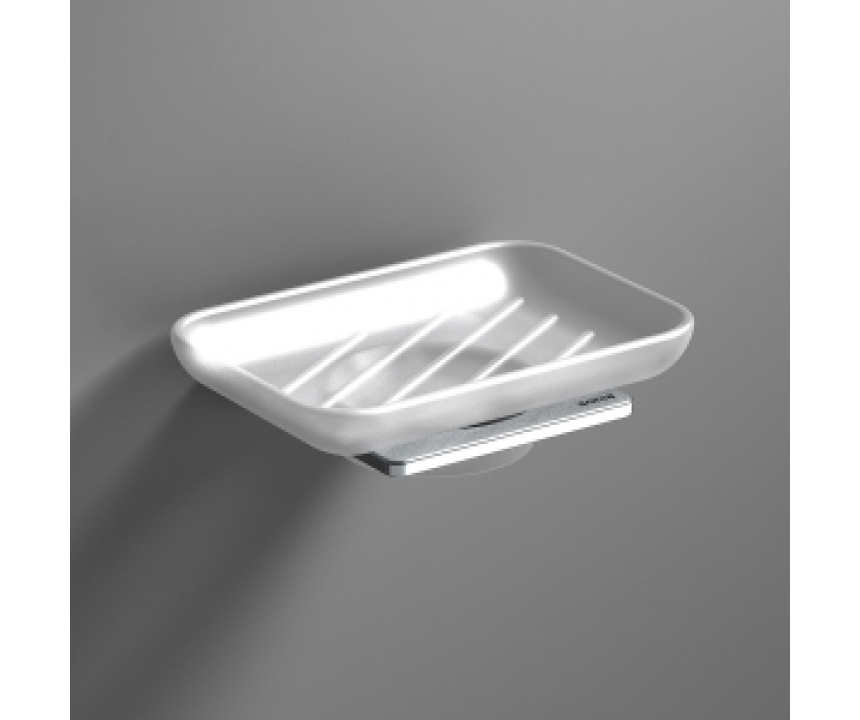 S Cube/S6/Eletech Soap Dish - Chrome
