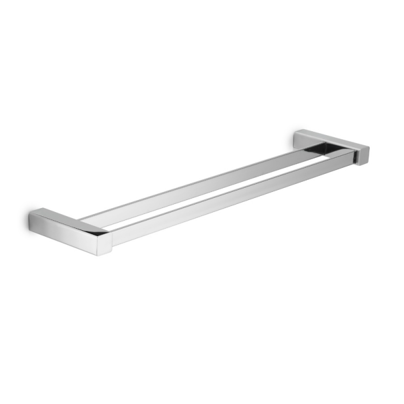 Origin Living Spluga Double Towel Rail 55cm - Chrome