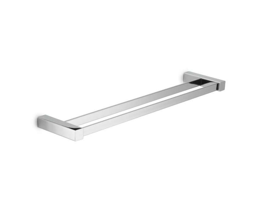 Origin Living Spluga Double Towel Rail 55cm - Chrome