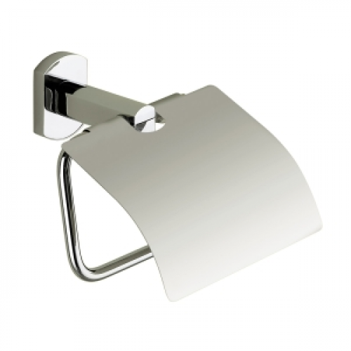 Origin Living Edera Plus Toilet Roll Holder with Flap - Chrome