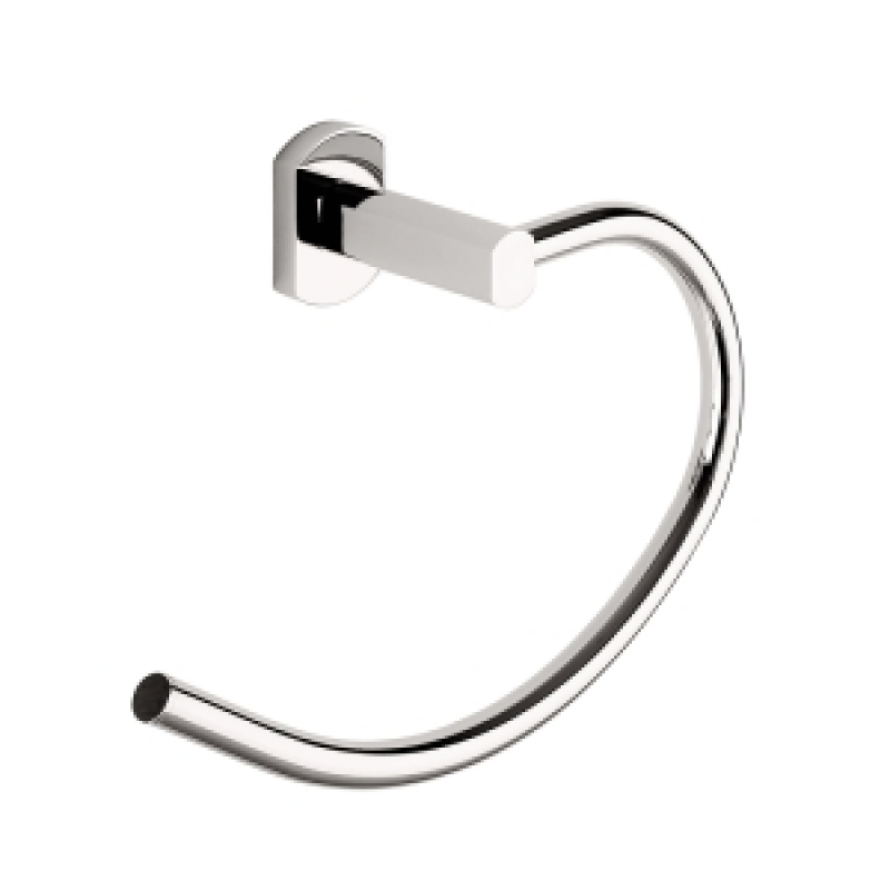 Origin Living Edera Plus Towel Ring - Chrome
