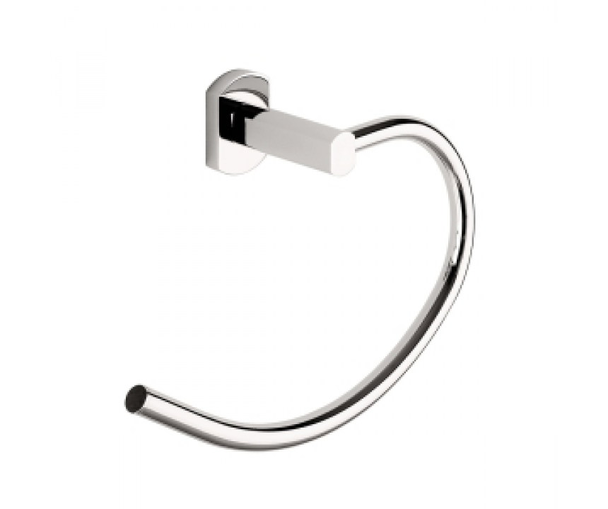 Origin Living Edera Plus Towel Ring - Chrome