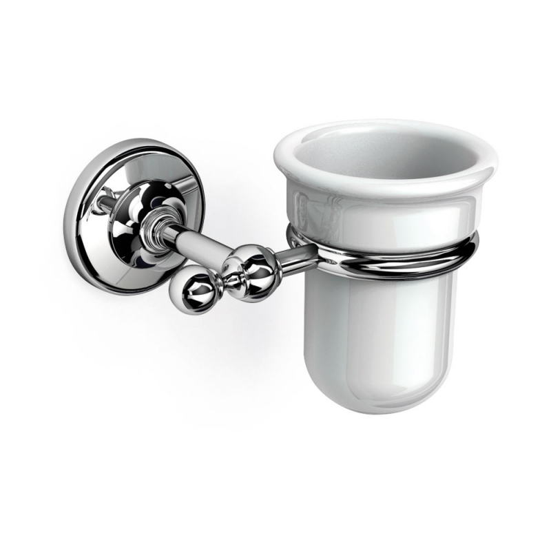 Origin Living Albany Tumbler Holder - Chrome/White