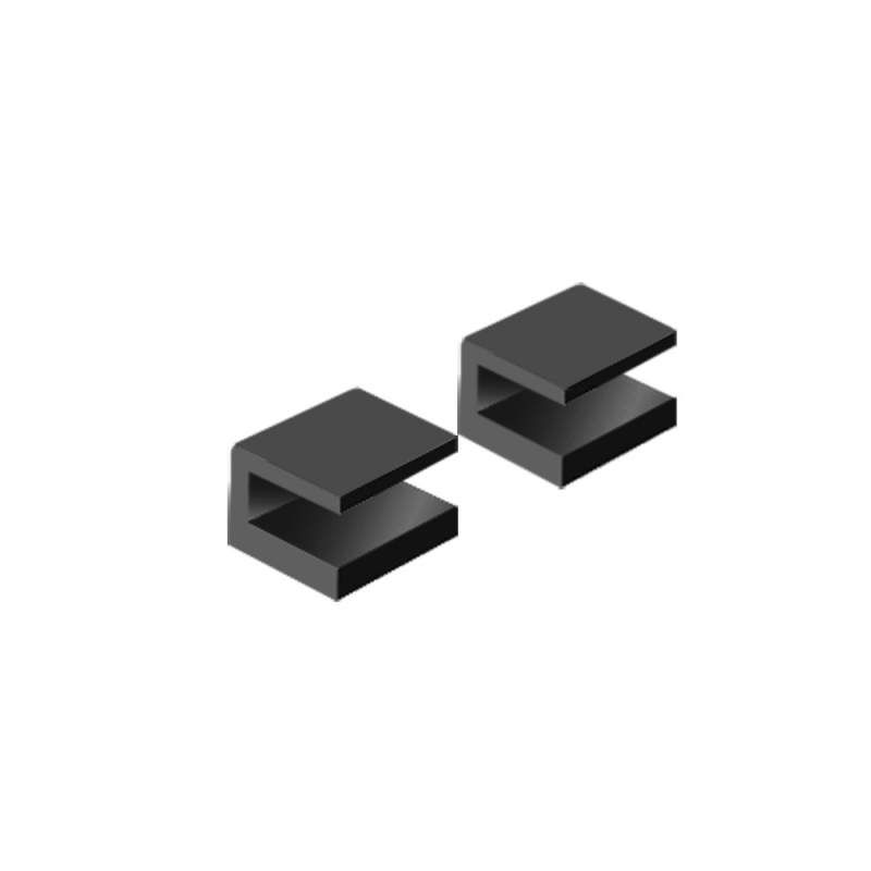 Origins Living Pier Shelf Brackets x2 - Black
