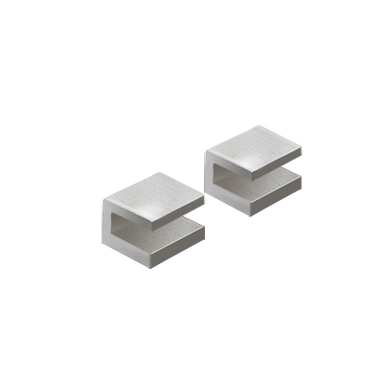 Origins Living Pier Shelf Brackets x2 - Brushed Nickel