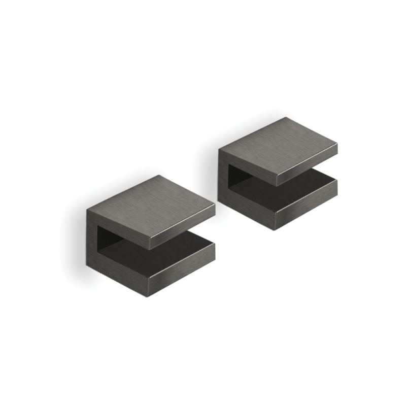 Origins Living Pier Shelf Brackets x2 - Gunmetal