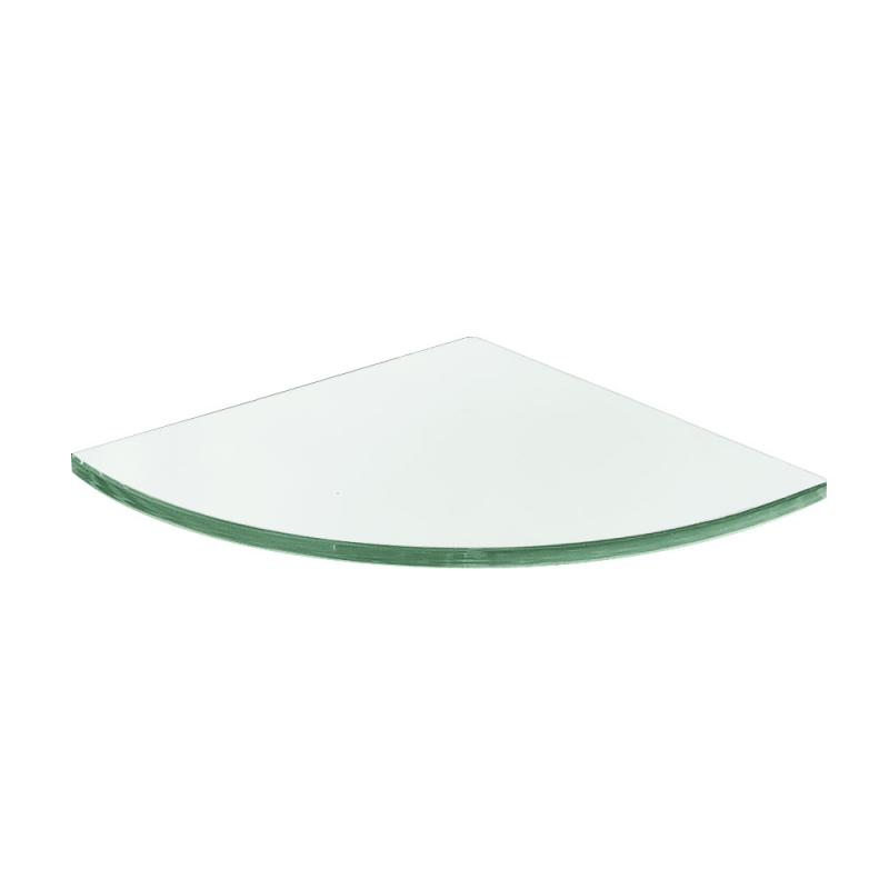 Origins Living Pier Corner Glass Shelf - Clear