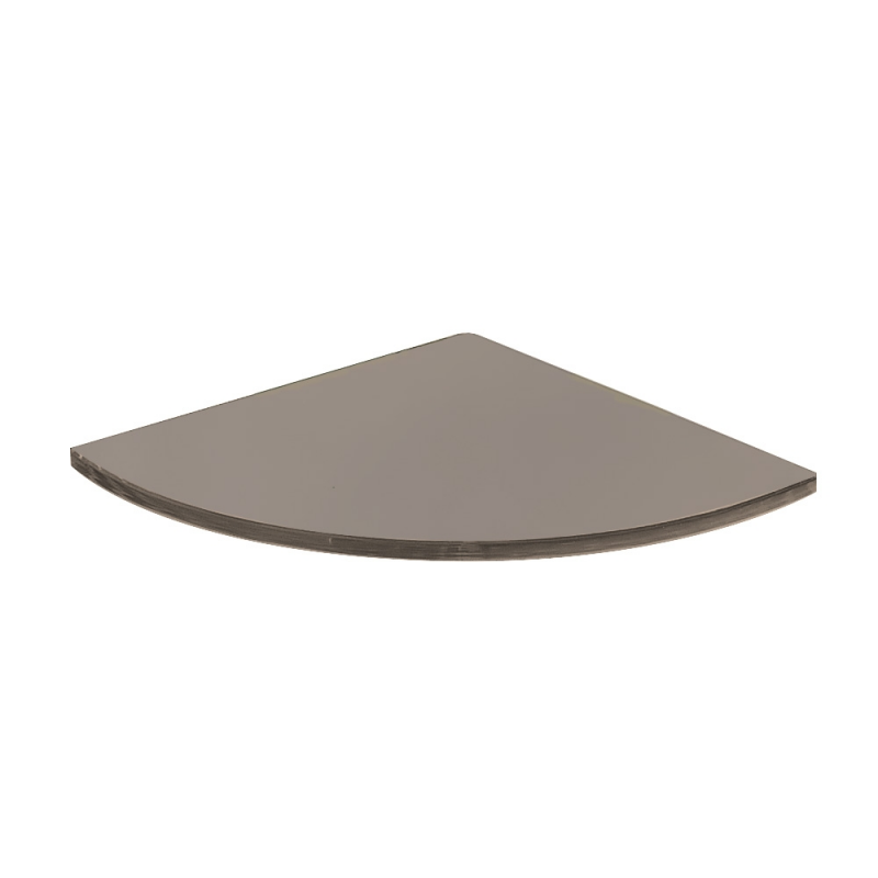 Origins Living Pier Corner Glass Shelf - Bronze