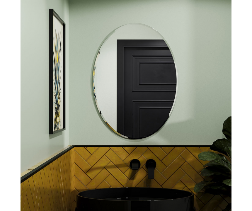 Origins Living Belvoir Oval Mirror 55 - 55x75cm