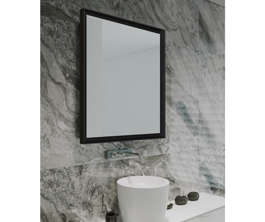 Origins Living Brooklyn Mirror 75 Black - 75x90
