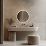Origins Living Claris Round Mirror 80cm