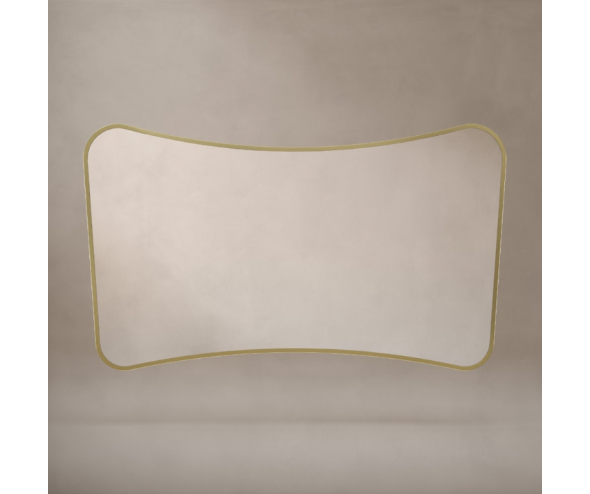 Origins Living Delphine Mirror 120 Brushed Brass - 120x70cm