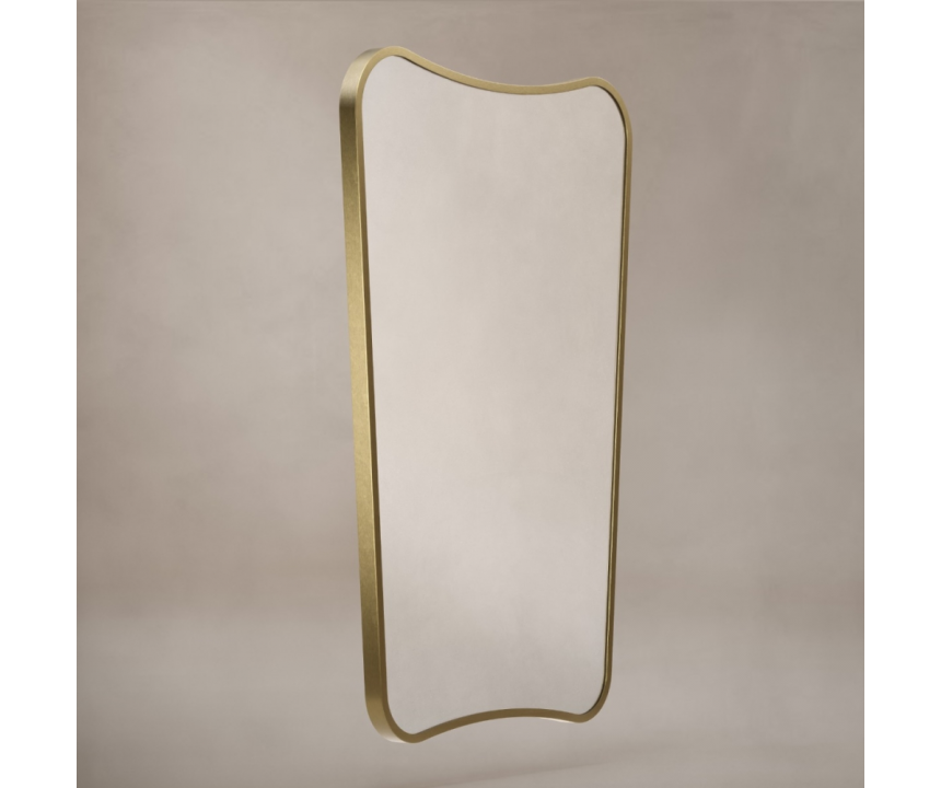 Origins Living Delphine Mirror 60 Brushed Brass - 60x90cm