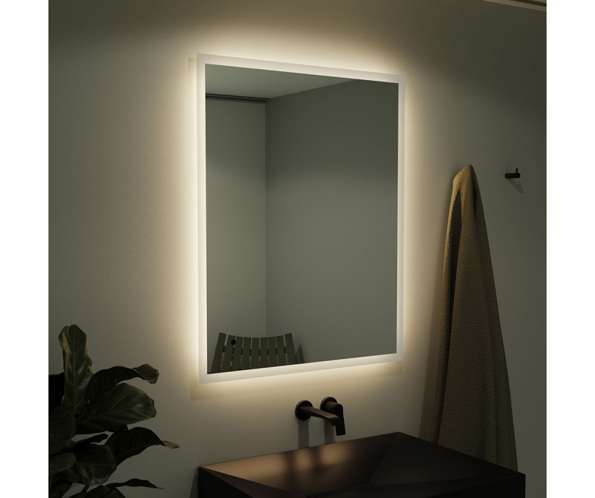 Origins Living Edison Rectangular Mirror 100 - 100x80cm