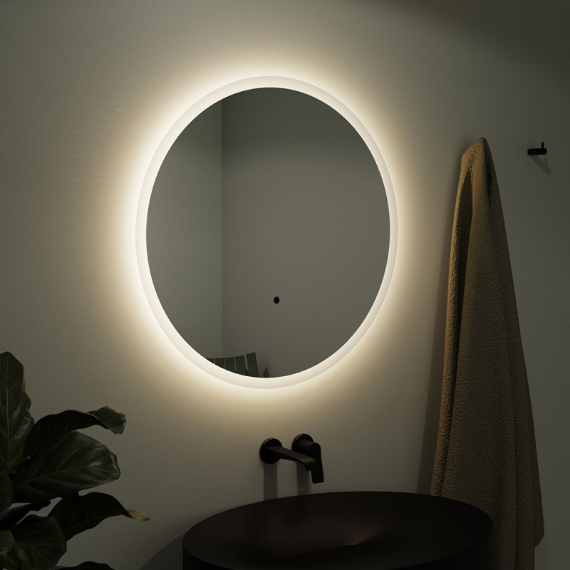 Origins Living Edison Round Mirror 120cm