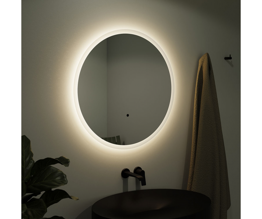 Origins Living Edison Round Mirror 120cm