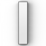 Origins Living Dockside Mirror With Open Shelving 140 Black - 30x140cm