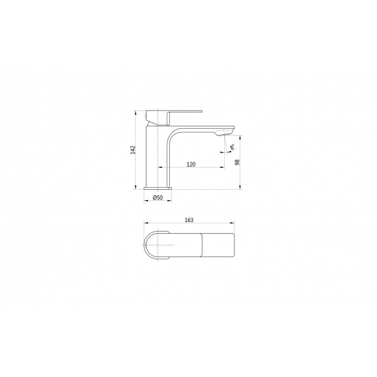 Ebzone ! Bella Basin Mixer & Waste - Chrome