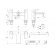 Ebzone ! Bella Bath/Shower Mixer - Chrome