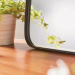 Origins Living City Rectangular Mirror 150 Black - 150x50cm