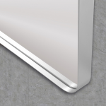 Origins Living City Rectangular Mirror 150 White - 150x50cm