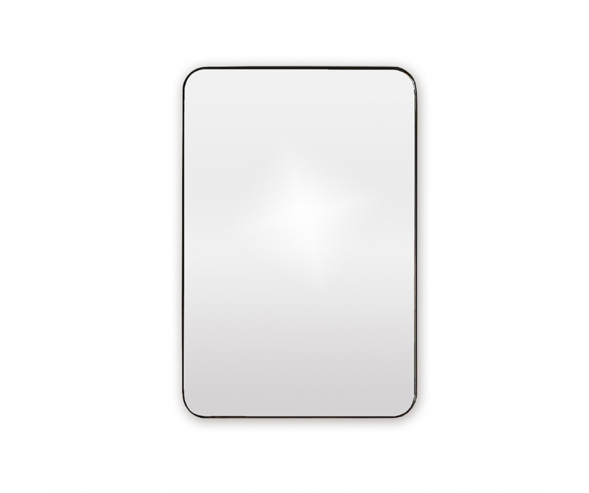 Origins Living City Rectangular Mirror 50 Black - 50x75cm