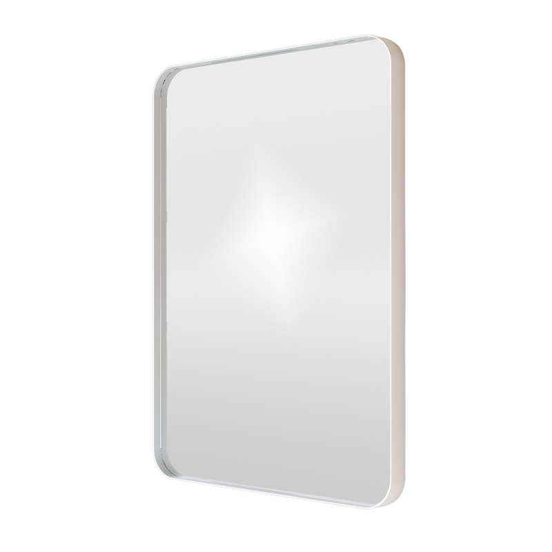 Origins Living City Rectangular Mirror White - 50x75cm