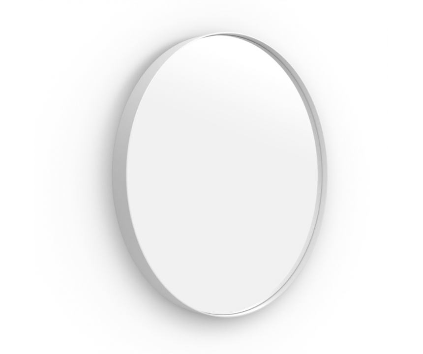 Origins Living City Round Mirror 80cm White