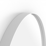 Origins Living City Round Mirror 80cm White
