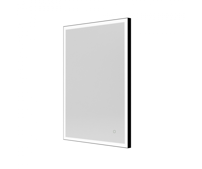 Origins Living  Tate Light Rectangular Mirror 100 Black - 100x70cm