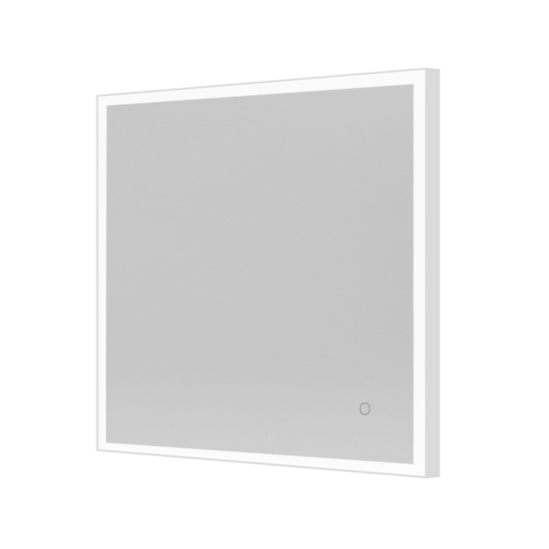 Tate Light Square Mirror 70 White - 70x70cm