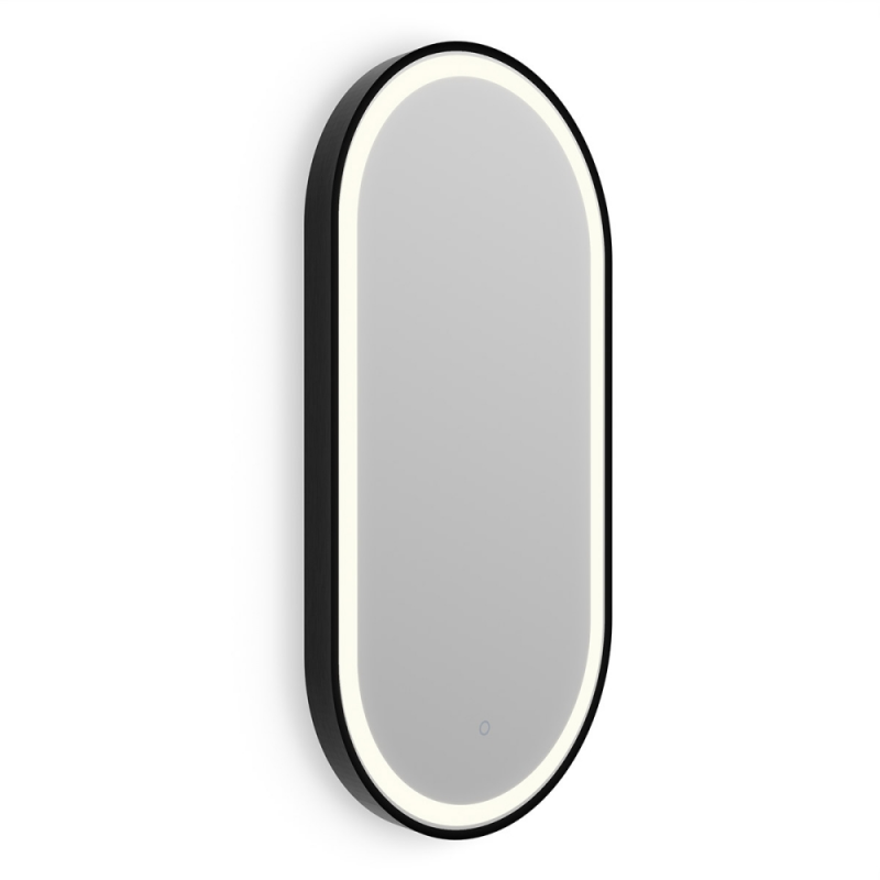 Origins Living Lomax Light Capsule Mirror 40 Black - 40x80cm