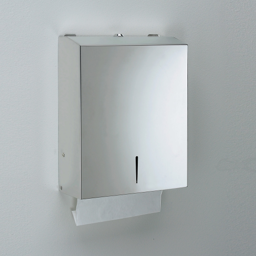 Paper Dispenser with Safety Lock - Polished