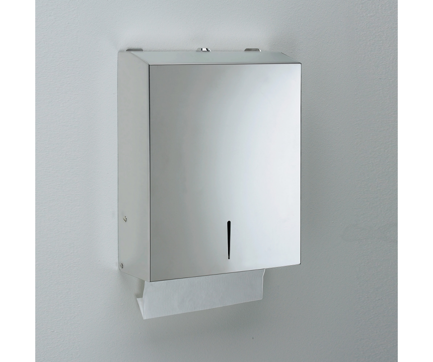 Paper Dispenser with Safety Lock - Polished