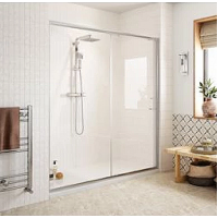 Class 6mm 1000mm Easy-Fit Sliding Shower Door - Chrome