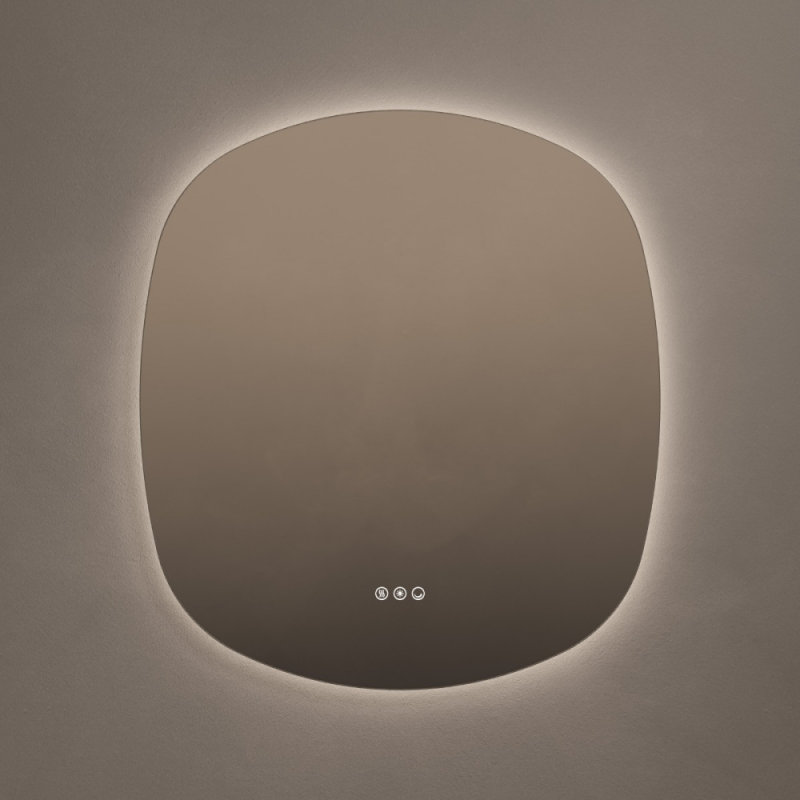 Origins Living Claris Curve Oblong Mirror 70x78cm