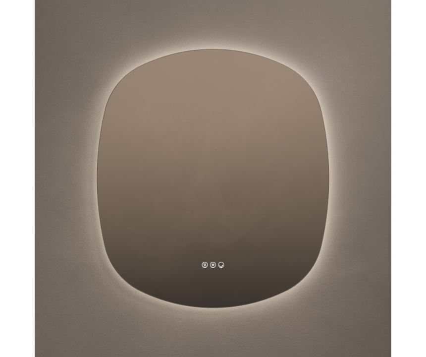 Origins Living Claris Curve Oblong Mirror 70x78cm