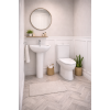 Cloakroom Sets DIPFP0098 Laurus 4-Piece Ceramics Suite