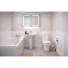 Complete Bathroom Suites DIGSP116 Full Bathroom Suite & Bath with Brushed Brass Finishes