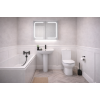 Complete Bathroom Suites DIGSP114 Full Bathroom Suite & Bath with Black Finishes