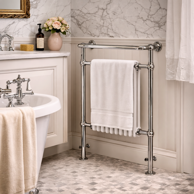 Standard Radiator DIRA0218 Eterno Traditional Radiator (673x965x230mm) - White