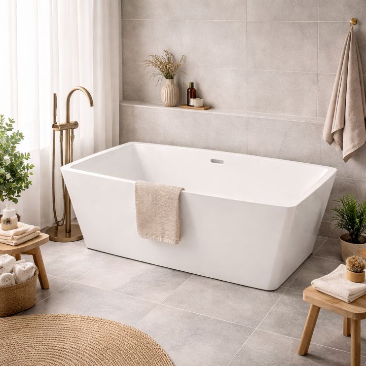 Hoxton Freestanding 1600x750x570mm Bath