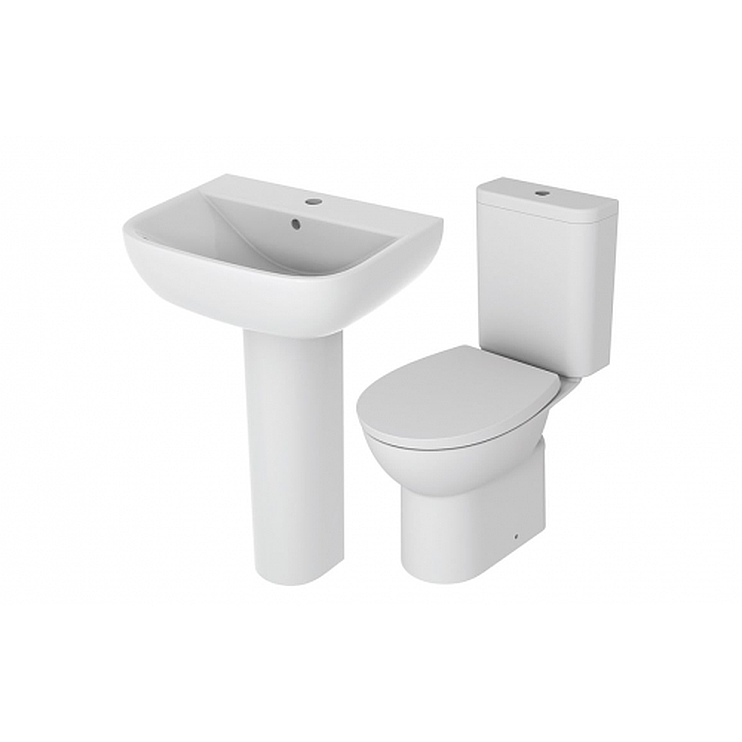 Cloakroom Sets DIPFP0096 4-Piece Ceramics Suite