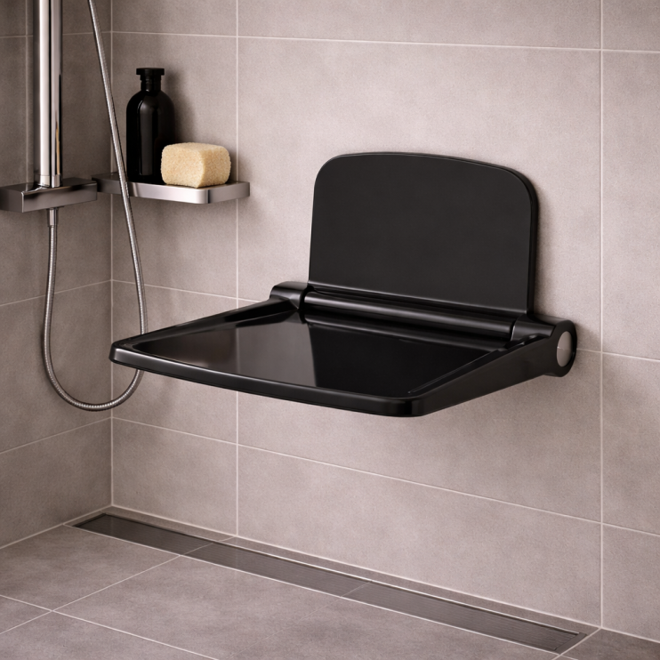 Shower Seat - Black Shower Seat - Black
