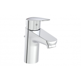 VitrA Flow Round Basin Mixer w/Waste Lever - Chrome