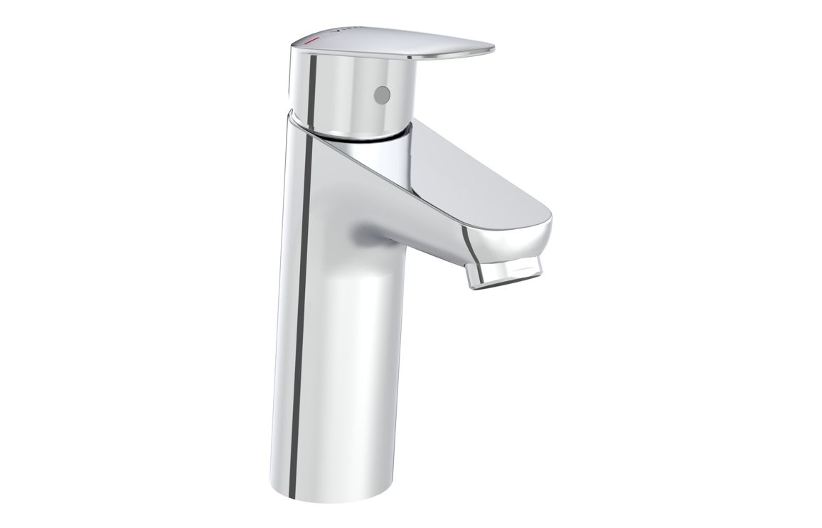 VitrA Flow Round Large Basin Mixer - Chrome