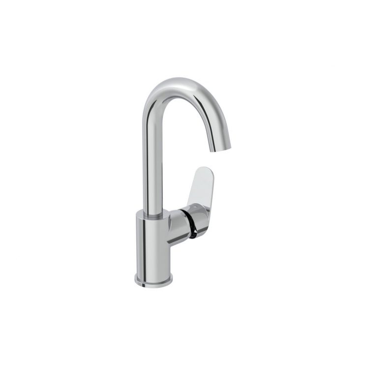 VitrA Flow Round Swivel Basin Mixer - Chrome VitrA Flow Round Swivel Basin Mixer - Chrome